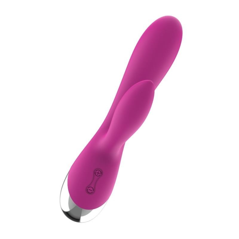 vibromasseur 10 Fonctions USB Rose