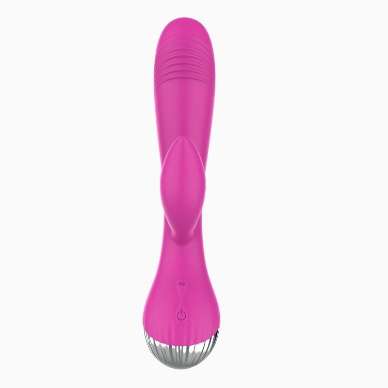 vibromasseur 10 Fonctions USB Rose