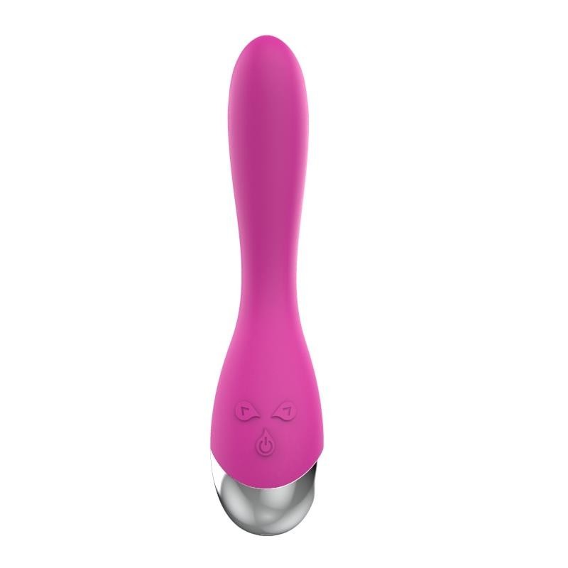 vibromasseur 6 fonctions USB rose