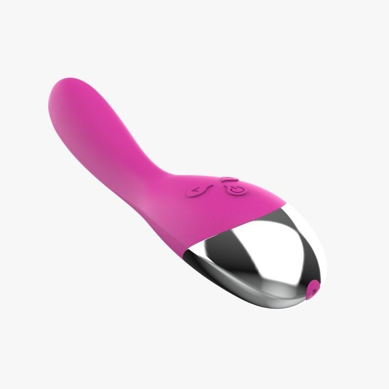 vibromasseur 6 fonctions USB rose