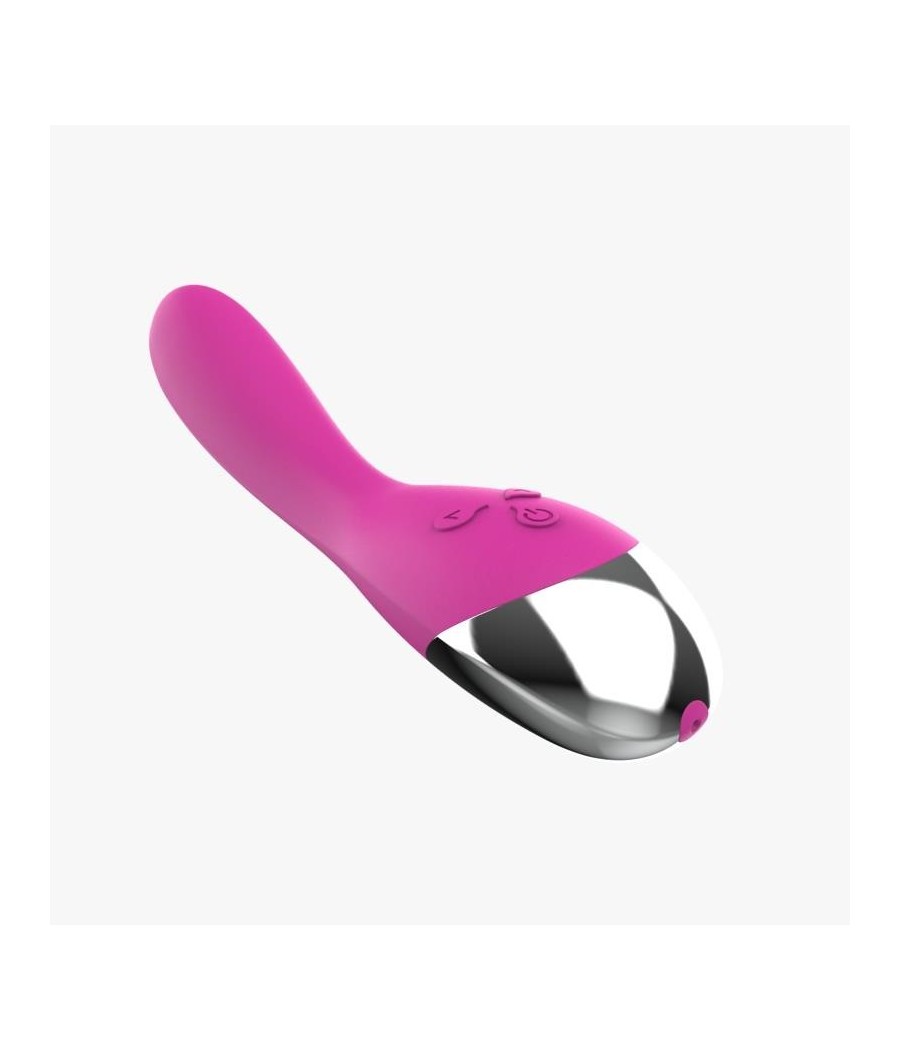 vibromasseur 6 fonctions USB rose