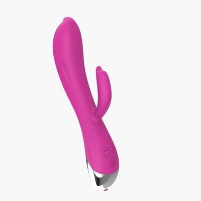 Dolphin vibromasseur Rabbit 6 Fonctions USB Rose