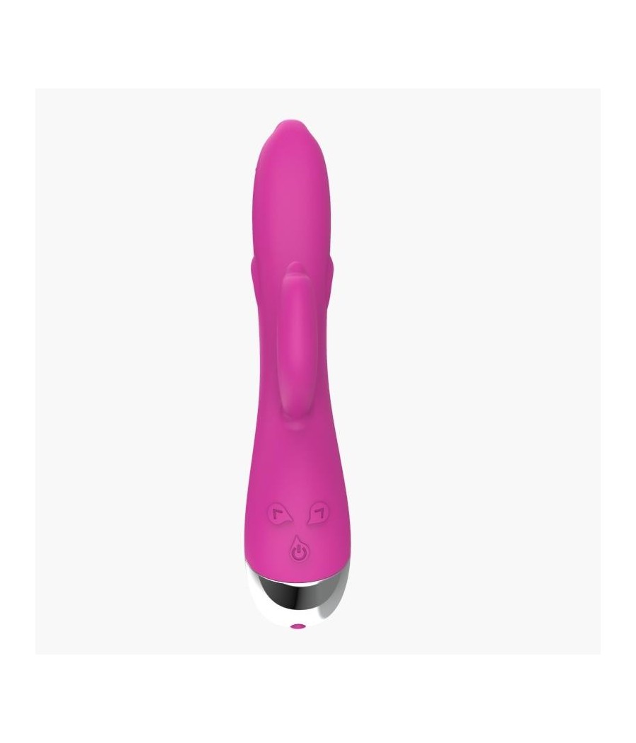 Dolphin vibromasseur Rabbit 6 Fonctions USB Rose