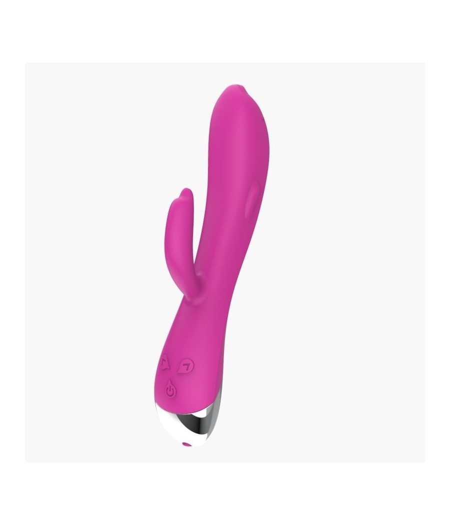 Dolphin vibromasseur Rabbit 6 Fonctions USB Rose