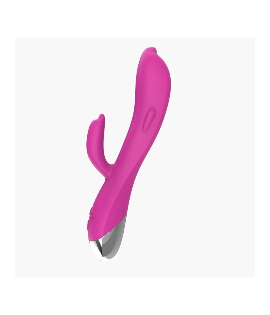 Dolphin vibromasseur Rabbit 6 Fonctions USB Rose
