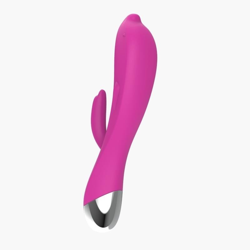 vibromasseur Dolphin 6 Fonctions USB Rose
