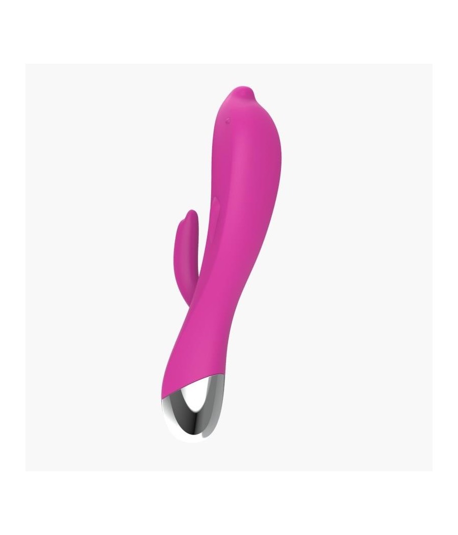 Dolphin vibromasseur Rabbit 6 Fonctions USB Rose