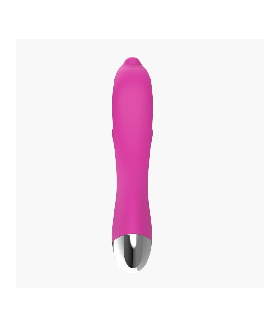 Dolphin vibromasseur Rabbit 6 Fonctions USB Rose