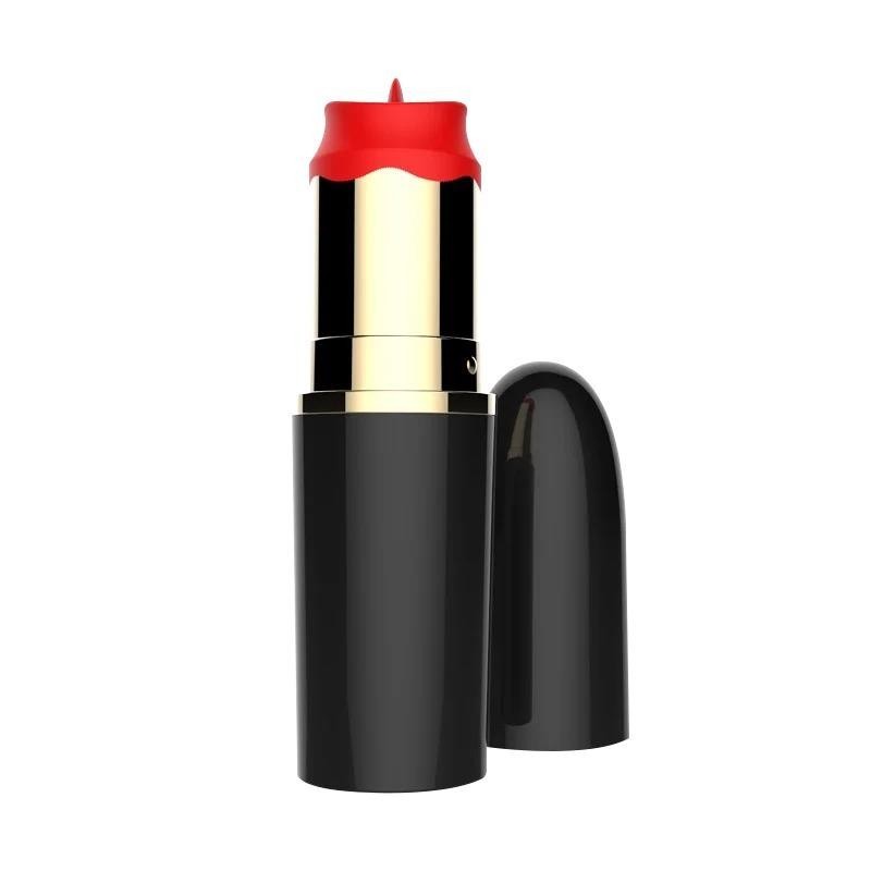 stimulateur de rouge à levres avec langue stimulante USB noir