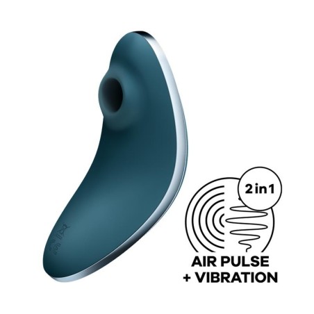 Aspirateur de clitoris et vibration vulve Lover 1 bleu