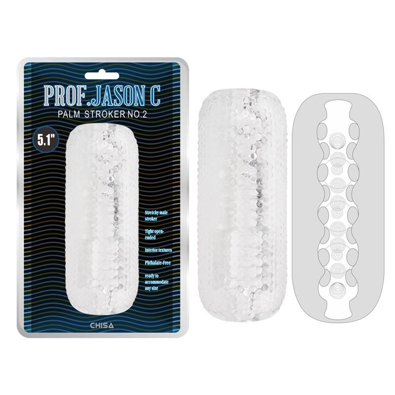Masturbateur masculin Palm Stroker No. 2 transparent