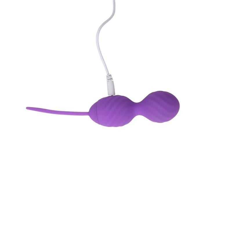 oeuf vibrant télécommande strié USB silicone 7.4