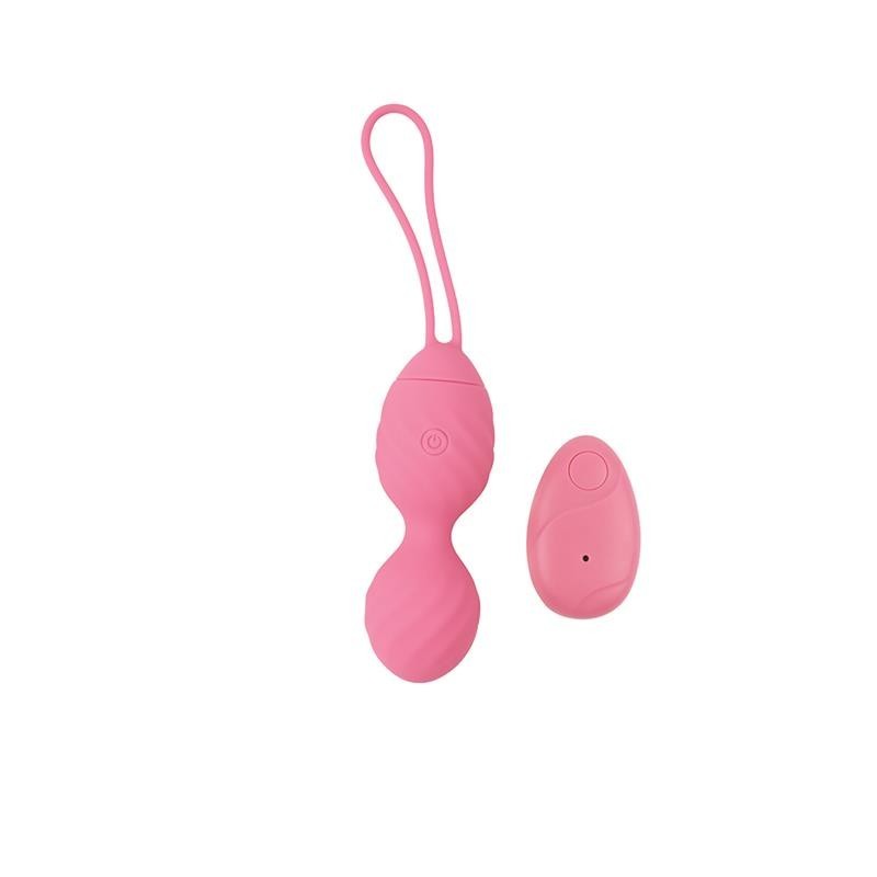 oeuf vibrant télécommande strié USB silicone 7.4