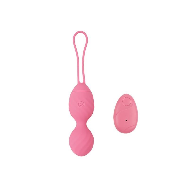 oeuf vibrant télécommande strié USB silicone 7.4
