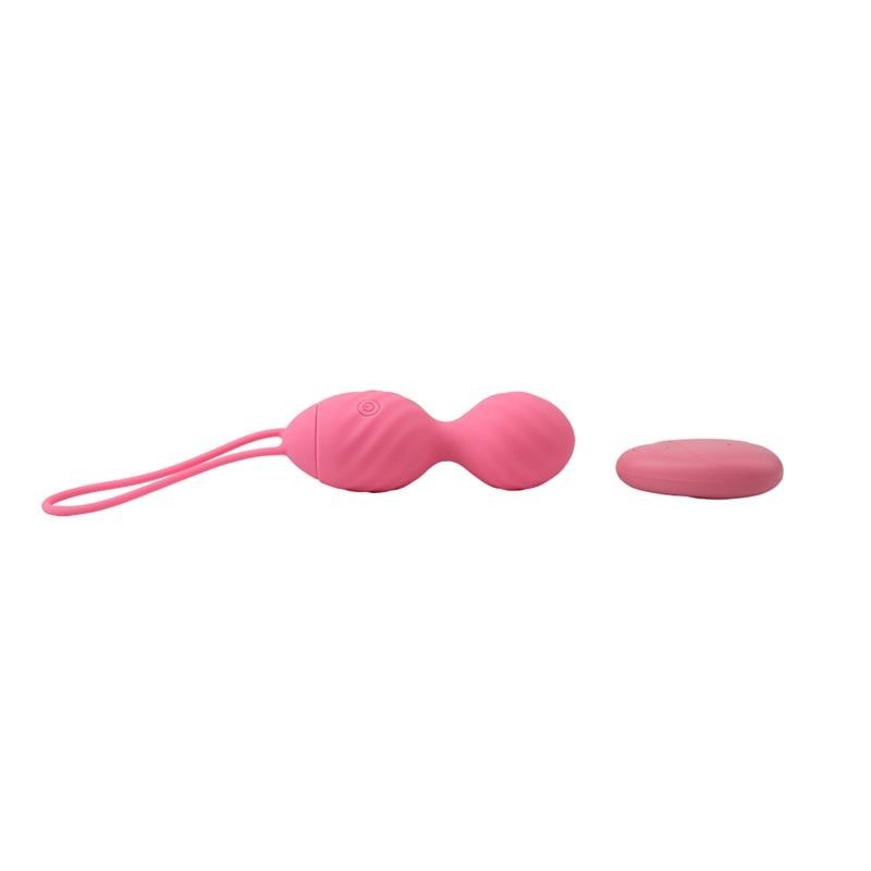 oeuf vibrant télécommande strié USB silicone 7.4