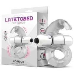 Horizon Anneau Vibromasseur avec lapin transparent