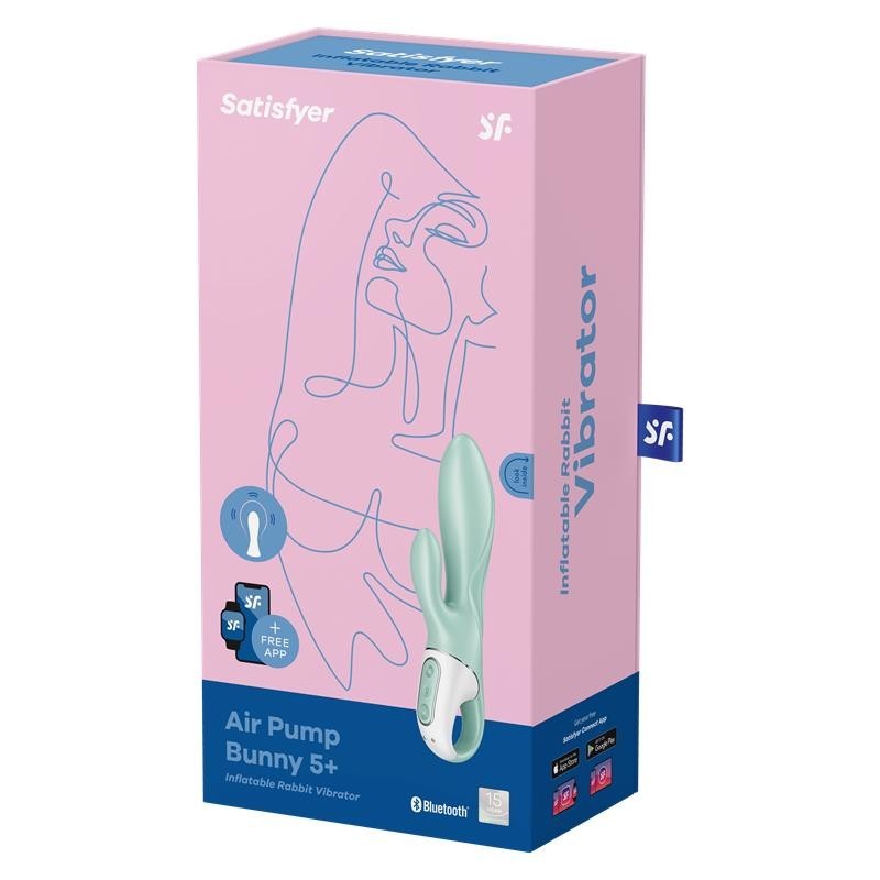 vibromasseur avec fonction de gonflement Air Pump Bunnet 5 avec APP Satisfyer Connect