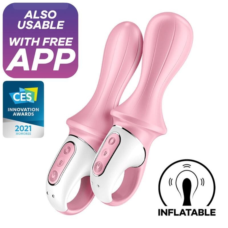vibromasseur anal avec gonfleur Air Pump Booty 5 avec APP Satisfyer Connect