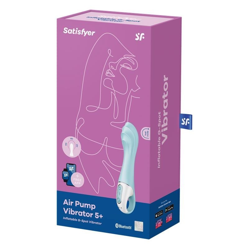 vibromasseur avec pompe à air gonflable, vibromasseur 5 avec application Satisfyer Connect