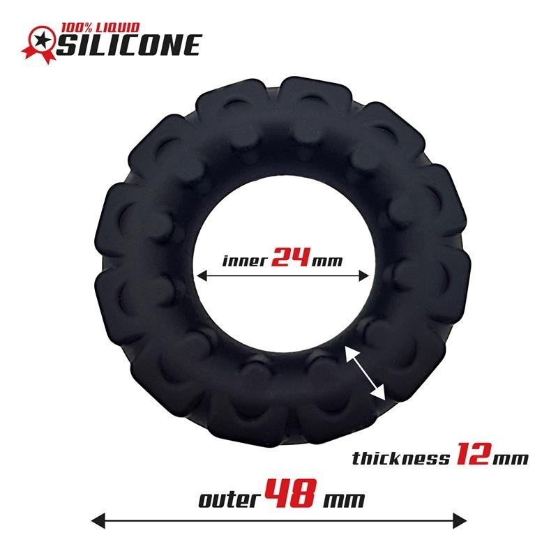 Anneau à pénis silicone Liquide 2.4 cm