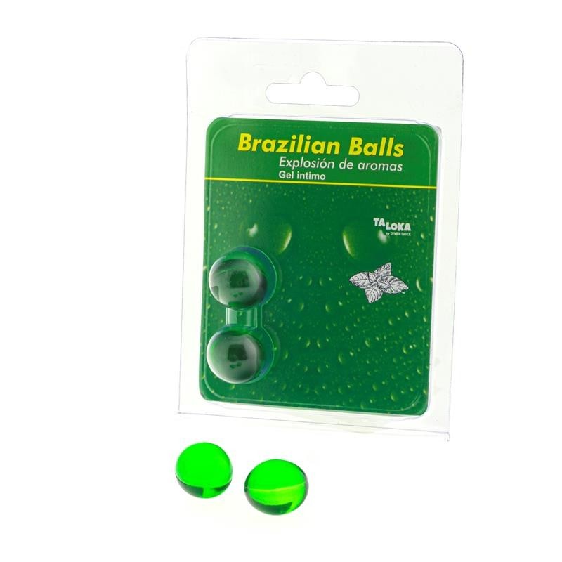 Lot de 2 boules brésiliennes gout menthe