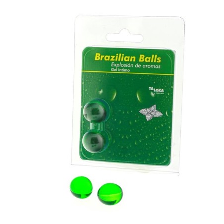 Lot de 2 boules brésiliennes gout menthe