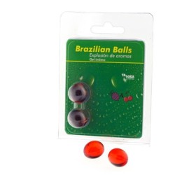 Set 2 Boules Brésiliennes gout fraise et cerise