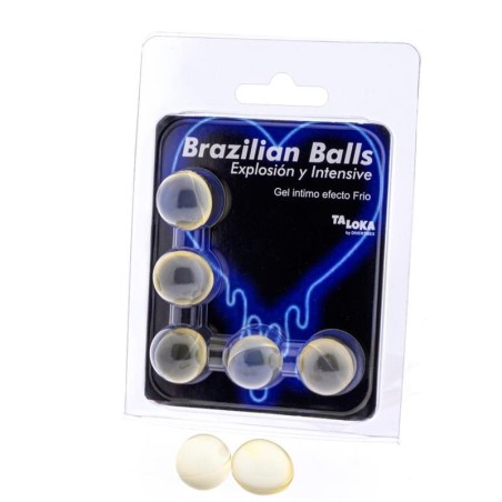 Set 5 Boules Brésiliennes Excitante effet Vibrant froid