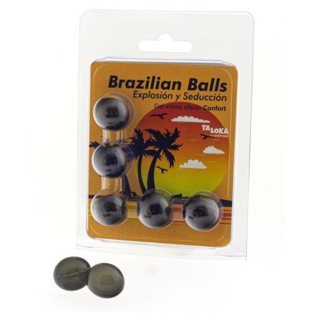 Coffret 5 Boules Brésiliennes Gel Excitante effet Confort