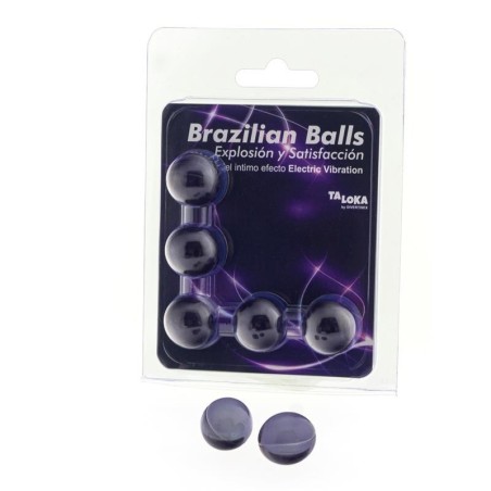 Set 5 Boules Brésiliennes Gel effet Electric vibration
