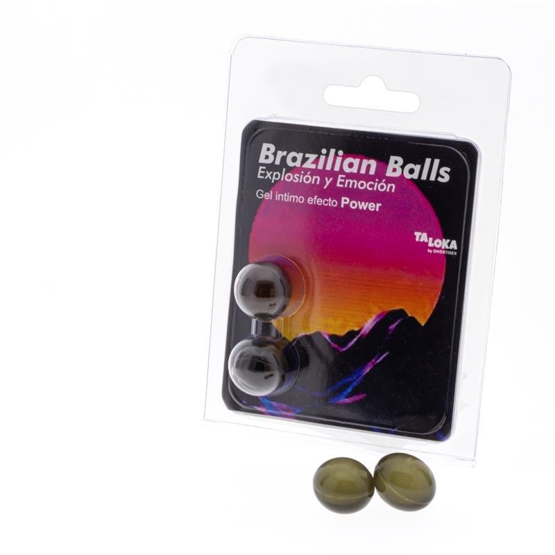 Set 2 Boules Brésiliennes Gel Excitante effet Power