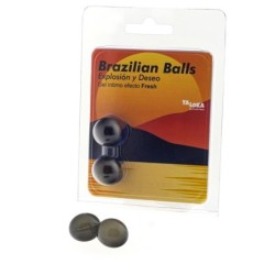 Coffret 2 Boules Brésiliennes Gel Excitante effet Fresh