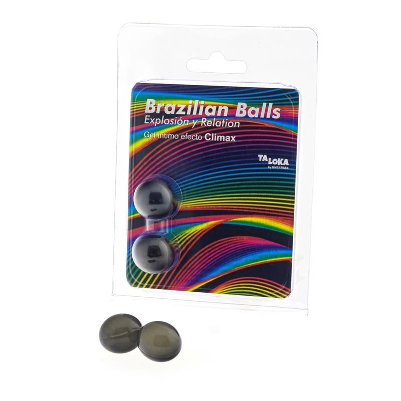 Set 2 Boules Brésiliennes Gel Excitante effet Climax