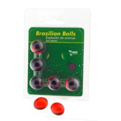 Set 5 Boules Brésiliennes Explosion de gout fraise