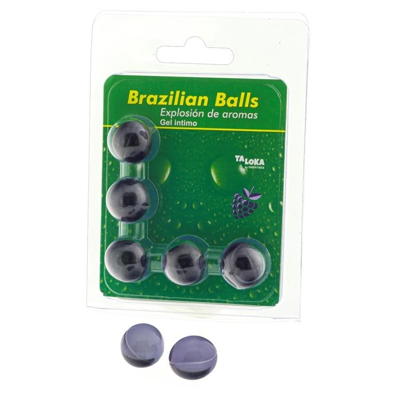 Set 5 Boules Brésiliennes Explosion gout fruits Bosque