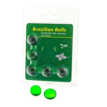 Lot de 5 boules brésiliennes Explosion gout menthe