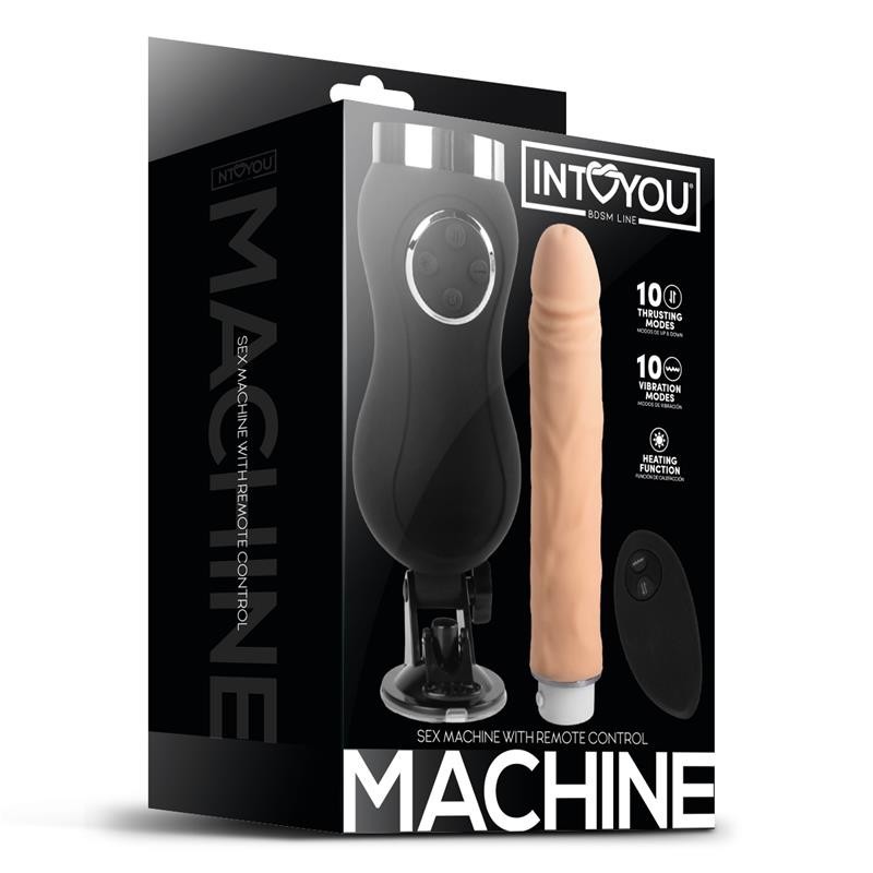 Sex Machine Vibration, poussée et contrôle de la chaleur à distance USB