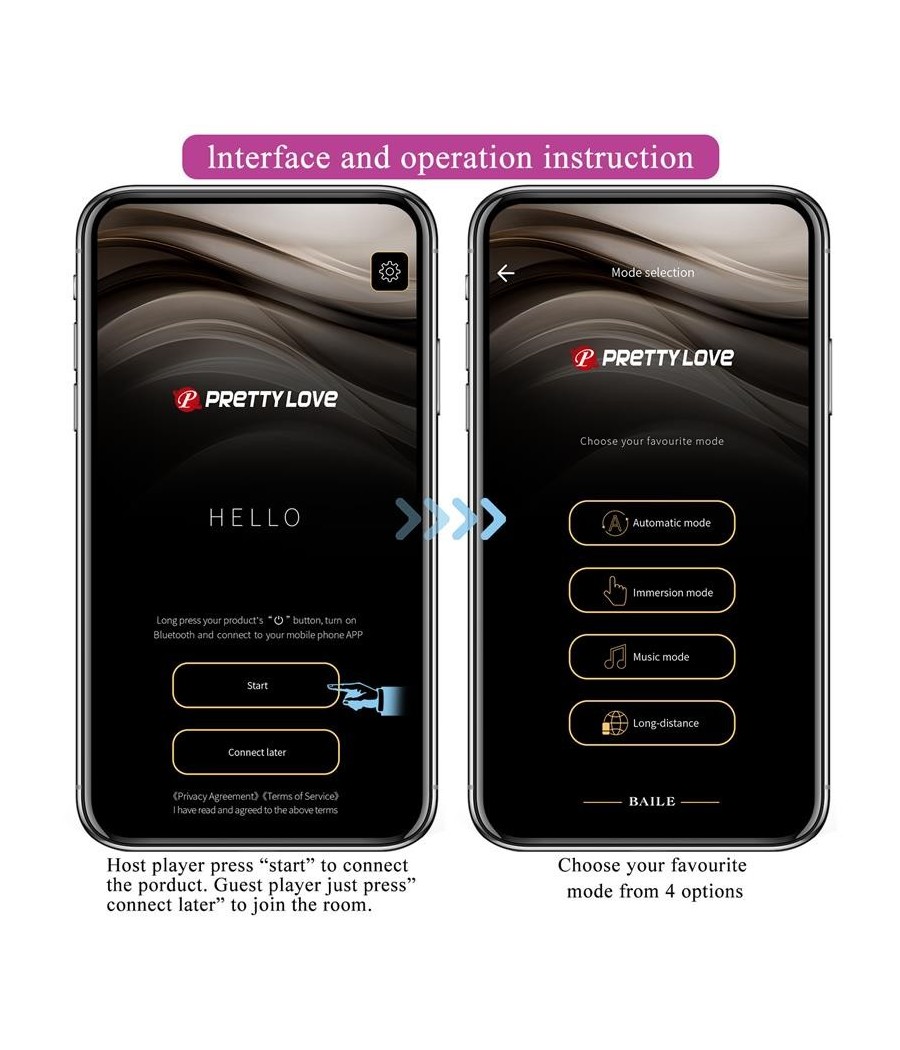 Jayleen Stimulateur avec Control APP