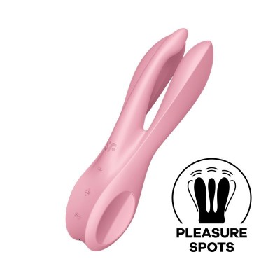 Vibromasseur Trio 1 rose