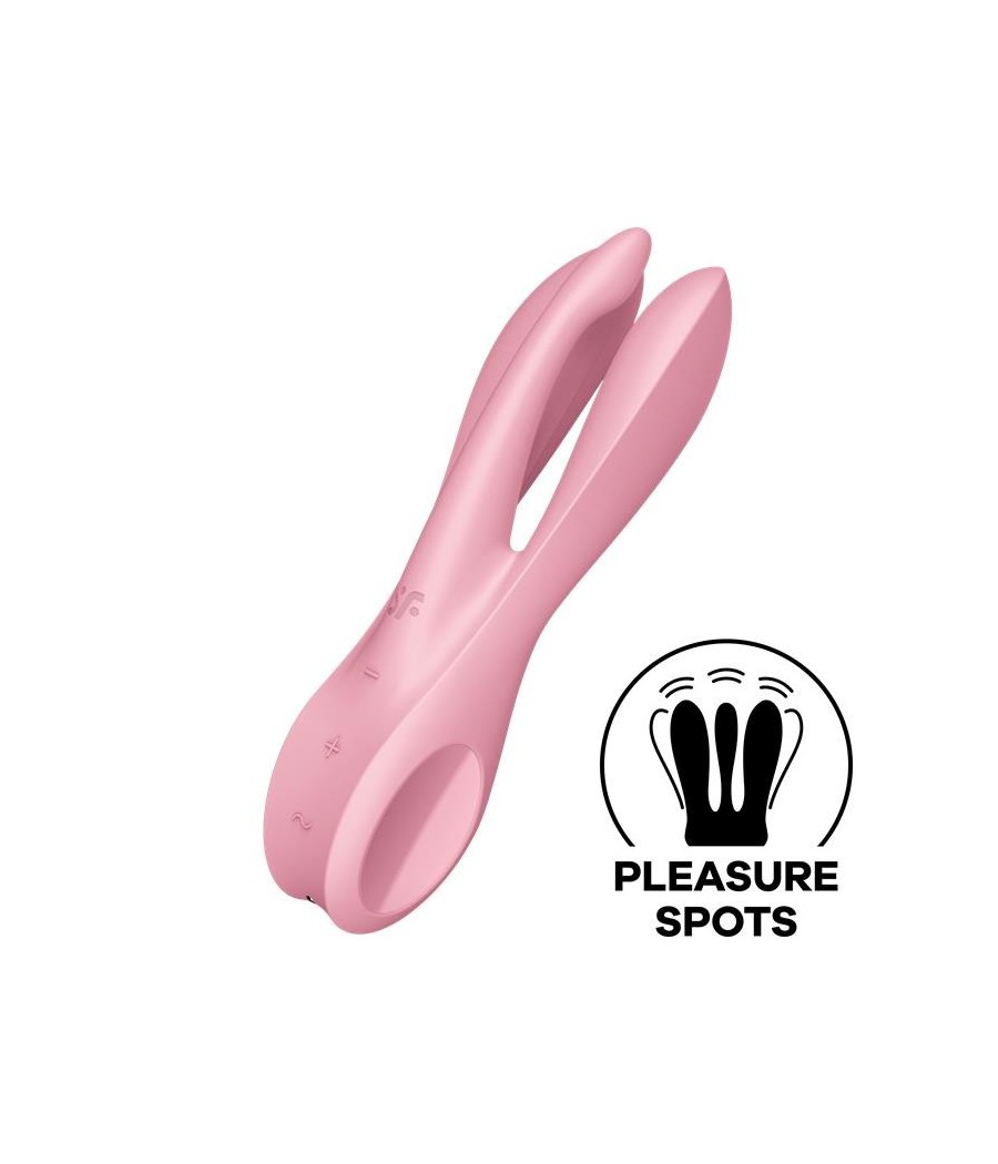 Vibromasseur Trio 1 rose