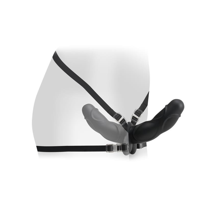 Fetish Fantaset Elite harnais de double Deleite noir