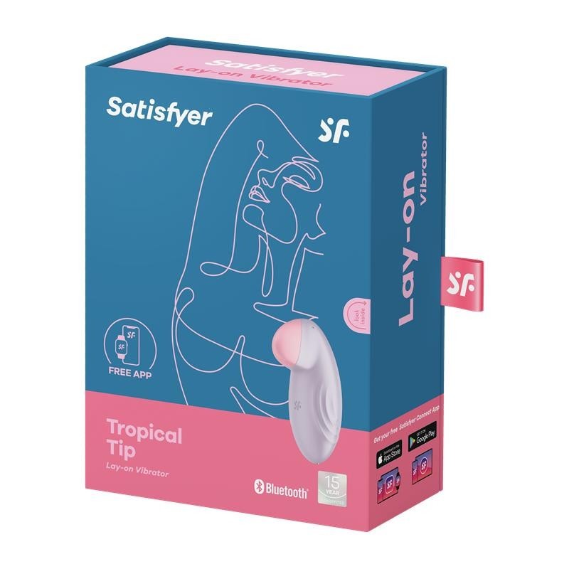 Tropical Tip avec l'application Satisfyer Connect Lila