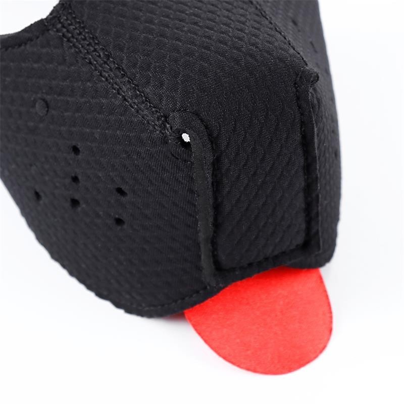 baillon de chien en néoprène amovible reglable noir