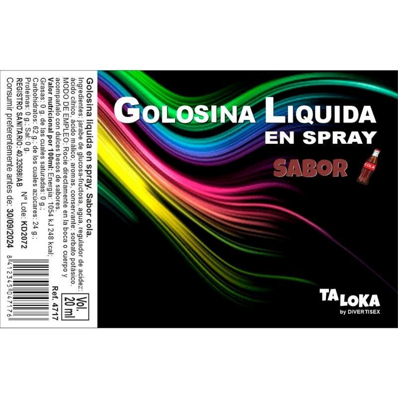 sucrerie Liquide en spray gout queue 20 ml