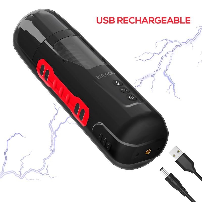 Pyro Masturbateur Advanced avec poussée, rotation et gemmes