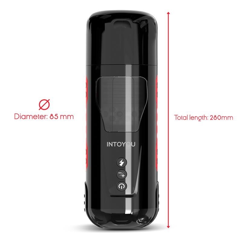 Pyro Masturbateur Advanced avec poussée, rotation et gemmes