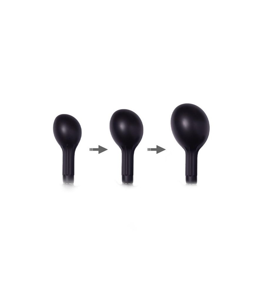 Plug Anal Gonflable avec pompe noir
