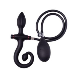 Plug Anal Gonflable avec pompe noir