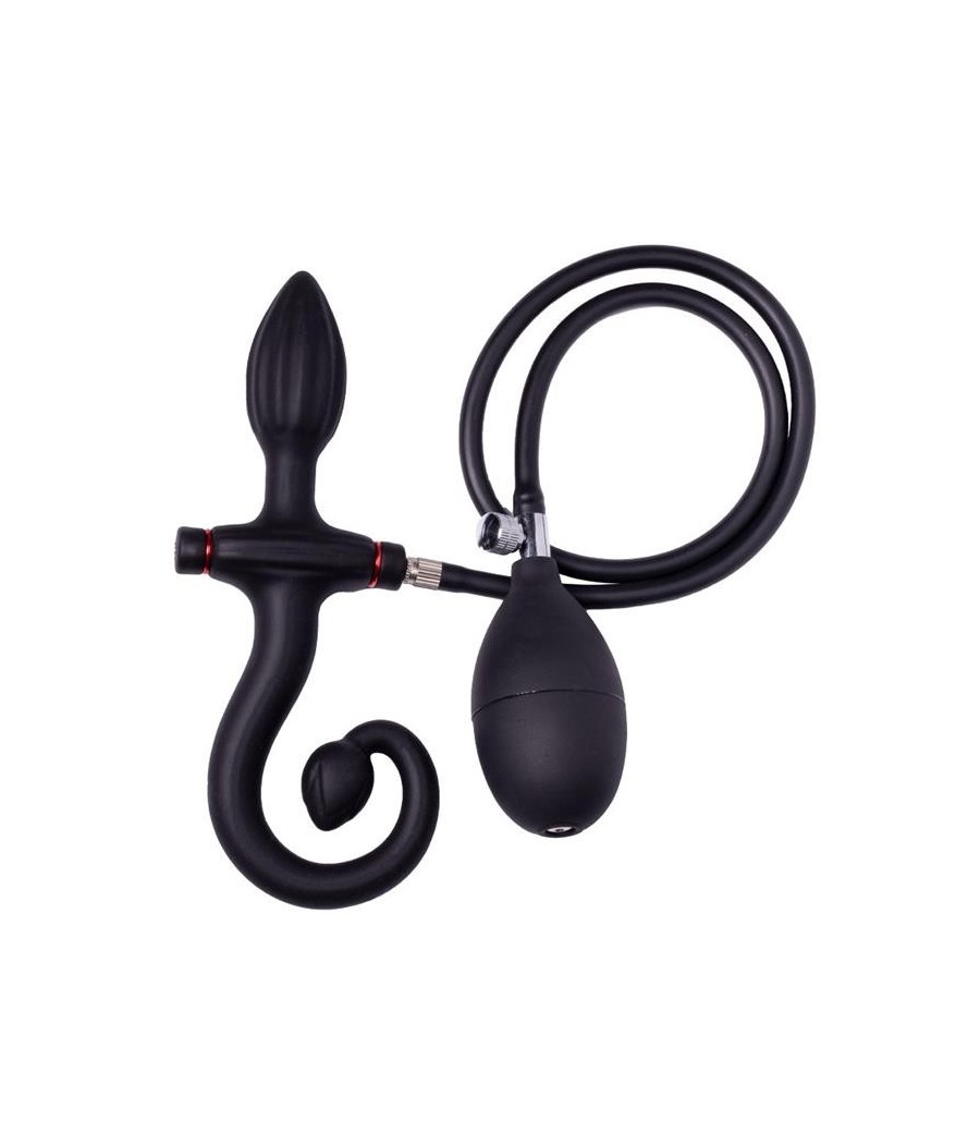 Plug Anal Gonflable avec pompe noir