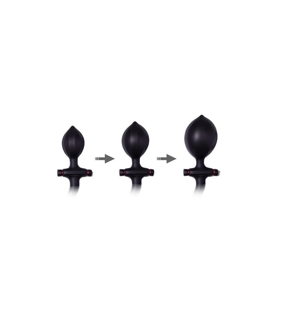 Plug Anal Gonflable avec pompe noir